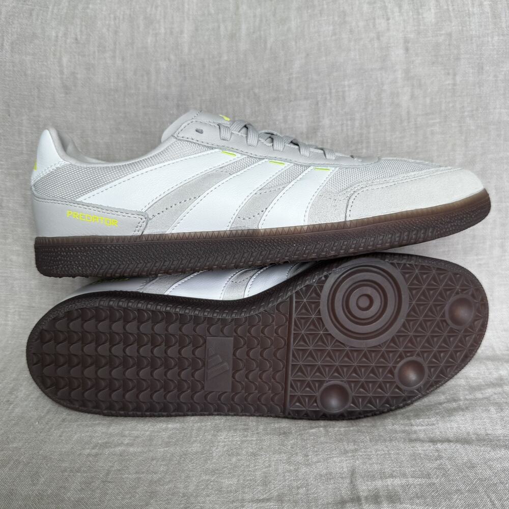 [MENS 9.5] Adidas Predator Freestyle Grey White Volt 20th Anniversary IF8351